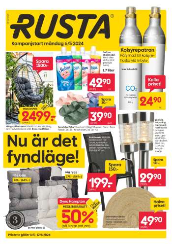 thumbnail - Rusta reklamblad - DR Sweden  - DR 2419 SE